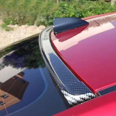 4.9ft 3D Carbon Fiber Car Rear Wing Lip Spoiler Tail Trunk Roof Trim Luxury Kit • $13.99