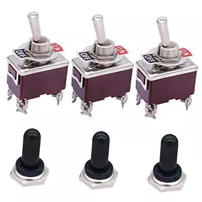  / 3 Pcs Heavy Duty Rocker Toggle Switch 4 Pin 2 Position ON/Off 4 Pin ON/OFF • $20.23