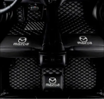 For Mazda All Models Car Floor Mats Waterproof Carpets Auto Liners Front Rear • $46.49