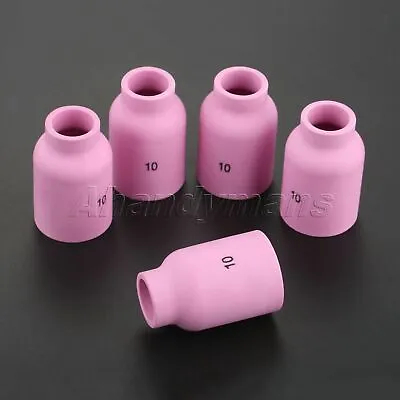 £12.84 • Buy 5pcs TIG Welding Large Gas Lens Ceramic Cup 53N88 #10 For WP-9/17/18/20/26 Torch