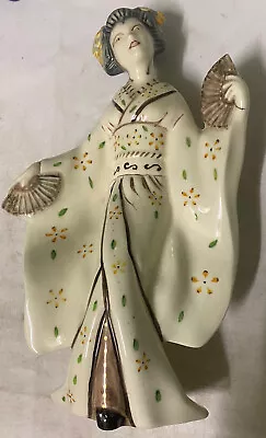 Ceramic Japanese Lady 30 Cm Figurine S No ID Deceased Estate • $18