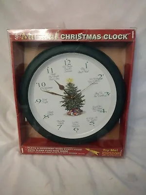 Musical Christmas Clock Plays Different Song On The Hour • $29.99