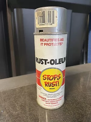 Vintage 7715 Rust-Oleum Stops Rust Brand Aluminum 1984 Spray Can Graffiti • $27