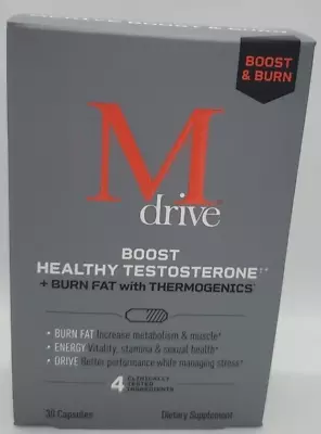 M Drive Boost Dietary Supplement 30Capsules  SHIPS SAME DAY • $22