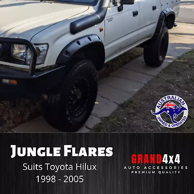 Jungle Fender Flares To Suit Toyota Hilux 1998-2005 Guard Cover Wheel Arch • $389