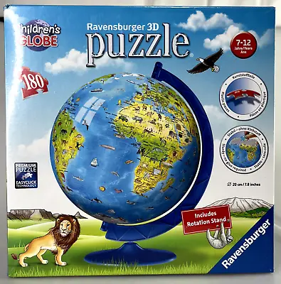 $29.99 • Buy Ravensburger Children's Disney World Globe 180 Pieces 3D Puzzle NIB