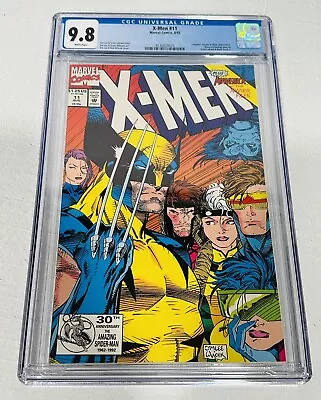 X-men #11 Cgc 9.8 - 1991 Classic Jim Lee Wolverine Cover • $75