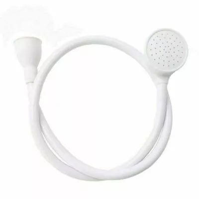 Single One Tap Fitting Shower Bath Head & Hose Spray Hair Wash New • £7.99