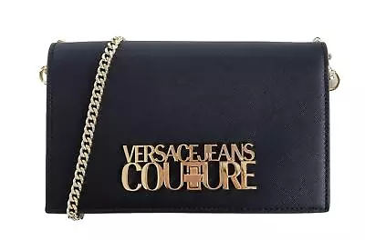 VERSACE JEANS COUTURE Women's Shoulder Wallet Bag 75VA5PL6 Black • $191.30