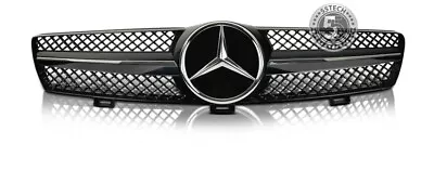 ✅ Mercedes W219 CLS500 CLS600 CLS Grille Grill 1 FIN AMG BLACK 100% Glossy Black • $195