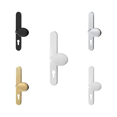 UPVC Door Handle Yale Lever/Pad Double Glazing Sprung Pair Set Long Backplate • £25.99