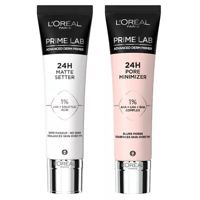 L'Oreal Paris Prime Lab 24HR Pore Minimizer Matte Setter Face Primer 30ml - New • £9.95