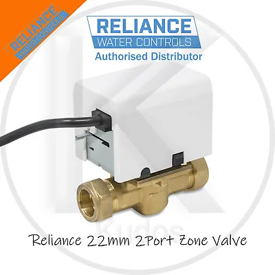Reliance RWC 22mm 2 Port Motorised Zone Valve Replacement For Honeywell V4043H • £54.99