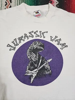 Vintage 90's Single Stitch Jurassic Jam T Rex Band Concert T Shirt Size Large • $69.99
