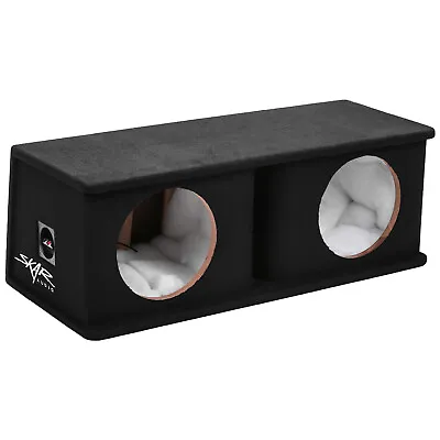 Skar Audio Dual 10  Ported Subwoofer Enclosure - 2.70 Ft^3 @ 34 Hz | Sk2x10v • $118.99