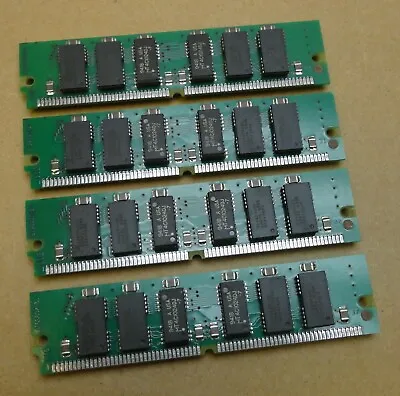 4 X Micron 8186837-01 (MT4C1024DJ-7 Chips) 72-Pin Memory Modules • £22.99