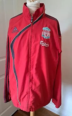 £27 • Buy LIVERPOOL FC Original Adidas Track Jacket Training Top 2009-2010 Size XL 44/46 