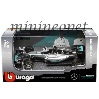 Bburago Mercedes Benz Amg Formula F 1 W07 Hybro 1/43 #6 Nico Rosberg 38026 • $9.55