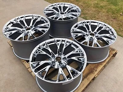 19” 20” Chrome FR22 Wheels For C6 C7 Corvette ZO6 Grand Sport Z06 • $1595