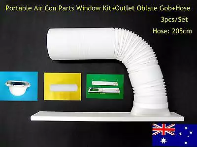 $96 • Buy 3PCs Portable Air Conditioner Spare Parts (Gob+Window Kit+Hose) (200cmx15cm)