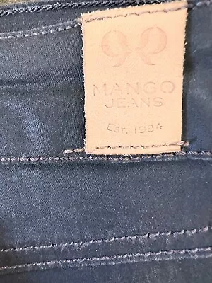 Mango Skinny Coated Jeans • £3