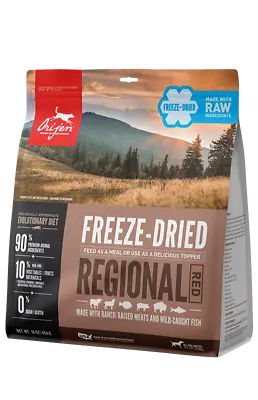 $38.99 • Buy ORIJEN Regional Red Freeze Dried Dog Food (16 Oz.) FREE SHIPPING 
