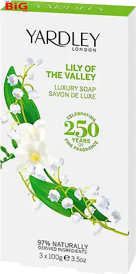Yardley  London  Lily  Of  The  Valley  Soap   100  G   3 - Unit  Y7410053 - 6 • £16.99
