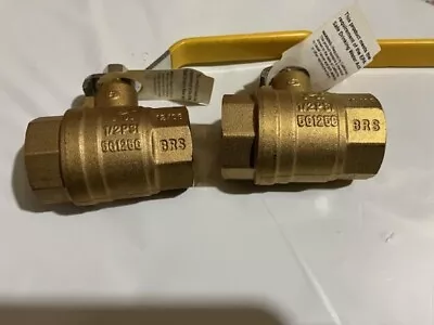 2 Pack- Apollo Valves 94A10501 1  Fnpt Brass Ball Valve Inline • $30