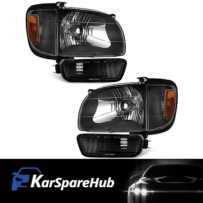 For 2001-2004 Toyota Tacoma Chrome Headlights+Corner Lights+Bumper Lamps Pair • $68.55