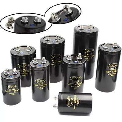 1000uF-47000uF Aluminum Screw Power Audio Filtering Electrolytic Capacitor 105℃ • £120.07