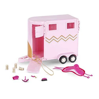 £21.99 • Buy LO37112Z Trailer – Play Set For 6-inch Mini Dolls – Horse Accessories