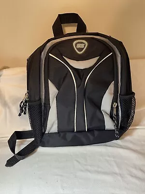 Eastsport Mini Backpack Light Gray Black ES W/Two Mesh Water Bottle Pockets • $9.95