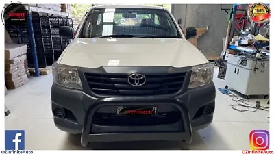 Toyota Hilux 2005 To 2014 Wide Matte Black Nudge Bar • $329