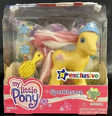 NEW My Little Pony 2004 G3 SPARKLESNAP With Super Long Hair & Tail TRU EXCLUSIVE • $25