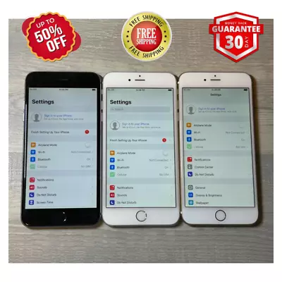 Apple IPhone 6 Plus Unlocked ATT Tmobile -16GB/64GB- Silver/Space Gray • $49