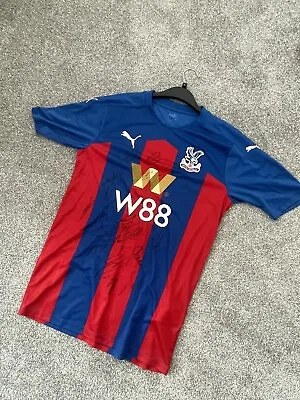 £150 • Buy Signed 19/20 Crystal Palace Shirt With Certificate Of Authenticity