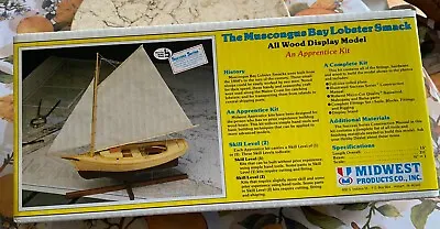 Midwest. The Muscongus Bay Lobster Smack . MIB. Wood Model Ship Kit. • $44.99