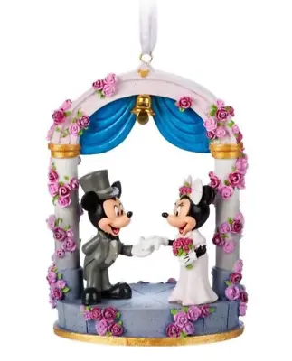 Disney Ornament Sketchbook 2022 Mickey & Minnie Mouse Figural Wedding • $30