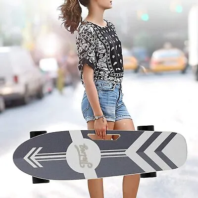 CAROMA 28  Electric Scooter Skateboard 4 Wheels With Wireless Remote Longboard ~ • $119.99