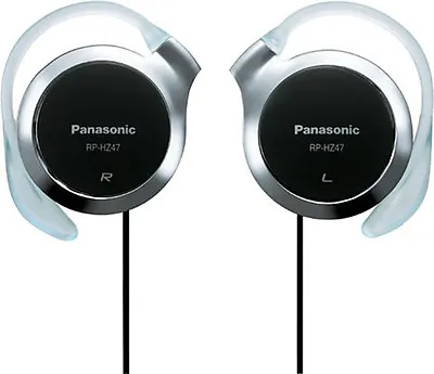 Panasonic Japan Open On Ear Phone Earphone HeadPhone RP-HZ47 Black • £12.77