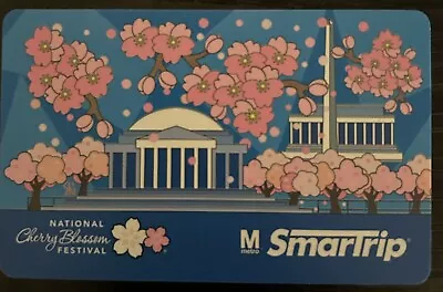 Limited Edition 2024 Cherry Blossom Washington DC Smartrip Metro Card Brand New • $16