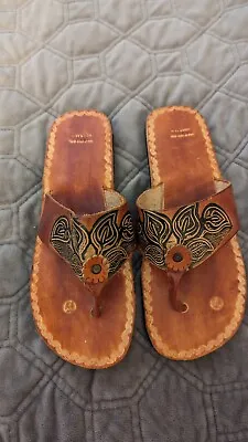 Authentic Mexican Woman's Sandals - Size 4 • $40