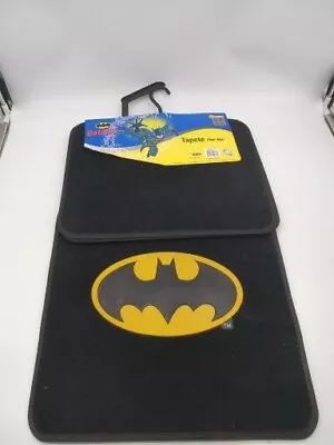 Batman Classic Logo Front Rear Car Truck Carpet Floor Mats 4 PC Set • $39.99