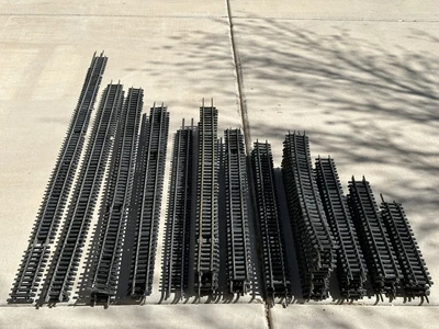 $500 • Buy HUGE Lot Of WELL-USED Outdoor Aristo-Craft Straight & Curved Track G-Scale