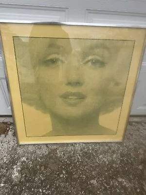 Marilyn Monroe Bert Stern Signed /100  Serigraph 36  X 36  • $1200