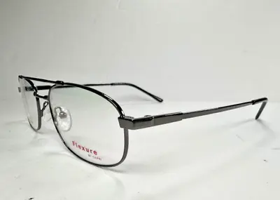 Flexure Capri FX27 Men's Gunmetal Memory Titanium Eyeglasses Frames 53-19-145 • $44.88