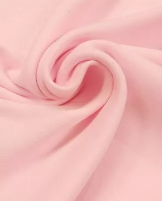 *Clearance* 100% Knitted Jersey Cotton  Fabric 58  BABY PINK • £26.99