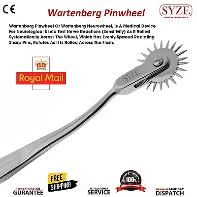 SYZE Wartenberg Pinwheel Sensory Stimulate Neurological Physio Pin Diagnostic CE • £7.15