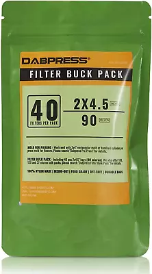 [ 40 Pack ] 2X4.5 Inch 90 Micron Pressing Filter Bags - Nylon Mesh Screen Made • $33.20