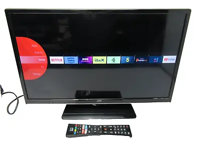 JVC LT-24C690 24  SMART LED TV HD READY FREEVIEW PLAY HD TUNER WiFi HDMI USB W/M • £94.99